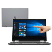 Notebook Usado Positivo Duo Q432A Intel Atom X5 Z8350 4GB RAM EMMC 32GB Tela 11,6" HD Windows 10