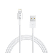 Cabo Lightning AM FCA-512-N para Recarga e Sincronização 1,2m Branco - Forcetech