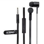 Fone De Ouvido Com Microfone Lelong LE-0201 Cabo P2 Preto - Forcetech