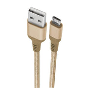 Cabo Micro USB Geonav 1 metro em Nylon Trançado Essential - Forcetech
