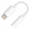 Adaptador Kaipitan J-002 Lightning para P2 de 3,5 mm Fêmea, Branco - Forcetech