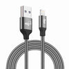 Cabo ELG Lightning em Aço Inox Recarga/Sincronização Cinza INX810GY - Forcetech