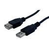 Cabo MD9 Extensão USB Macho + USB Fêmea 2.0 Cinza 1,8 Metros 4204 - Forcetech