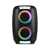 Caixa de Som Multilaser Neon 2 Double SP400 250W com Bluetooth, Entradas USB e Cartão de Memória, Controle Remoto, Iluminação de LED - Forcetech