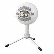 Microfone Condensador Blue Snowball Ice, Cardióide, Conexão USB Plug and Play, Branco - Forcetech