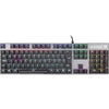 Teclado Gamer Mecânico Fortrek Black Hawk RBW Cinza - Forcetech