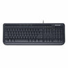 Teclado Microsoft Wired 600 Multimídia Resistente à Água, Preto, ABNT2 - Forcetech