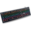 Teclado Mecânico Gamer Dazz Orion, Iluminação RGB, Switch Gateron Blue, Padrão ABNT2, Anti­ghosting - Forcetech