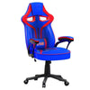 Cadeira Gamer ELG Flakes Power CH08 Ajuste de Altura Azul/ Vermelho - Forcetech