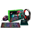 Combo Gamer ELG Striker 4 Em 1 Mouse Teclado Headset Mousepad - Forcetech